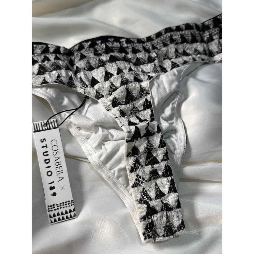 Men's Luxury Lace G-String Thong Soft‎ Stretch Designer Underwear Bold & Sexy S