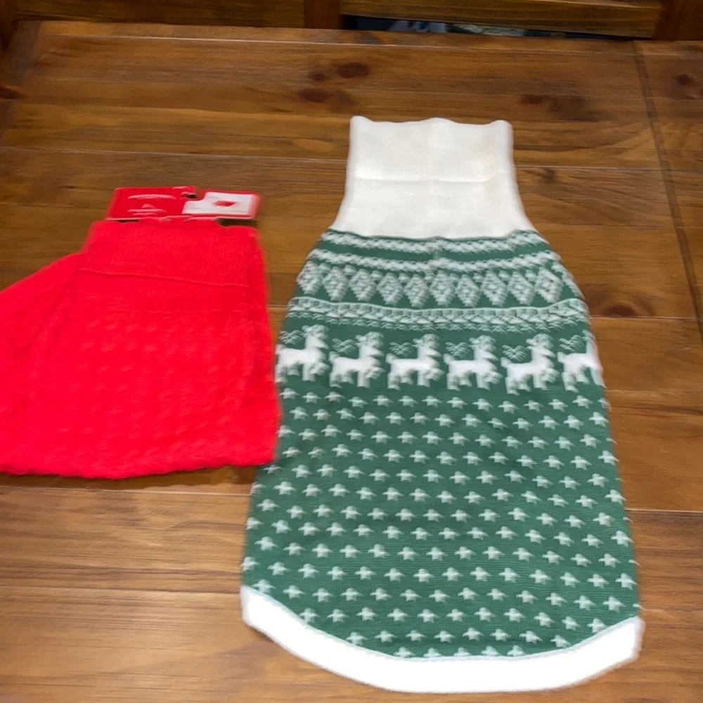 Wondershop Pet Sweater size‎ large bundle of 2 sweaters