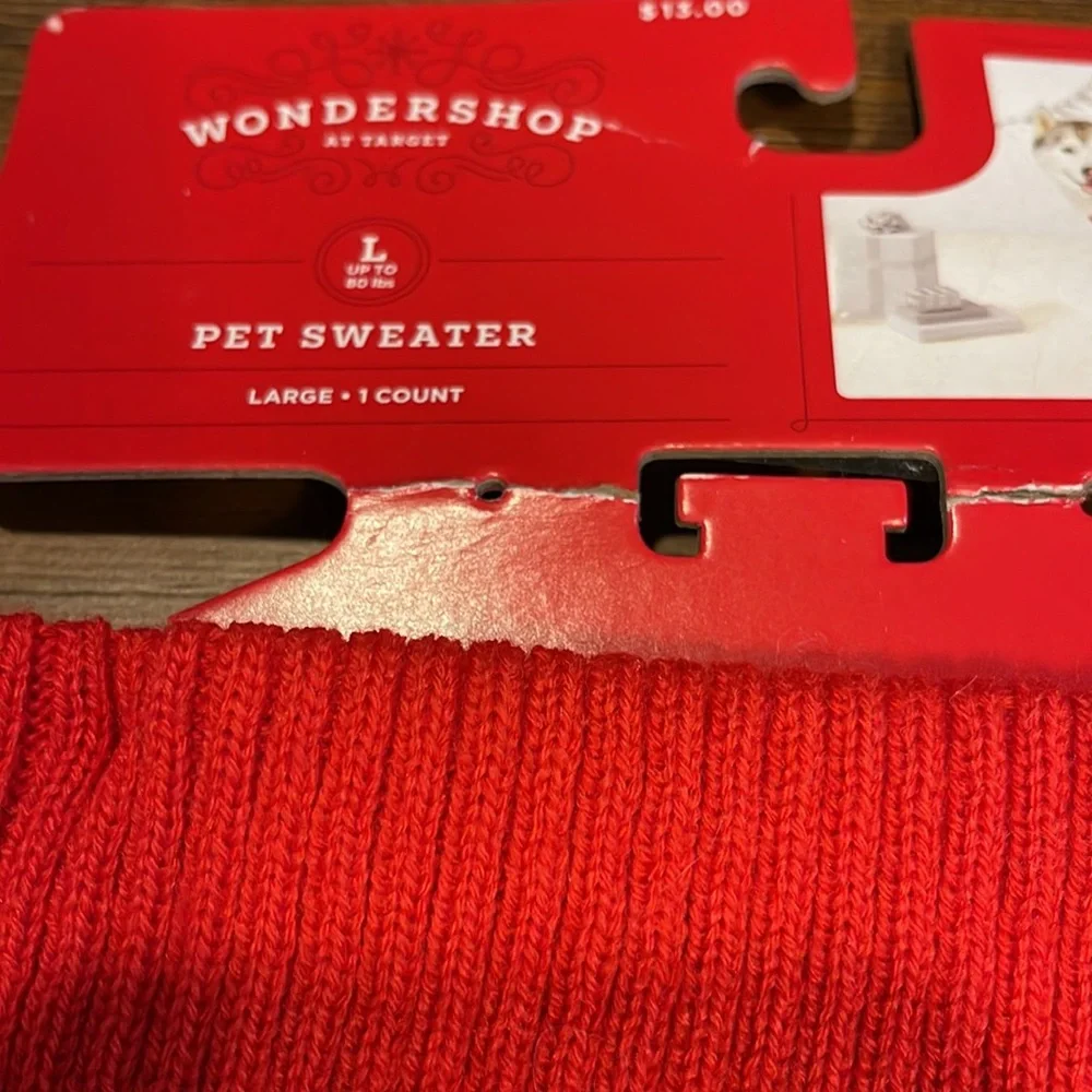 Wondershop Pet Sweater size‎ large bundle of 2 sweaters