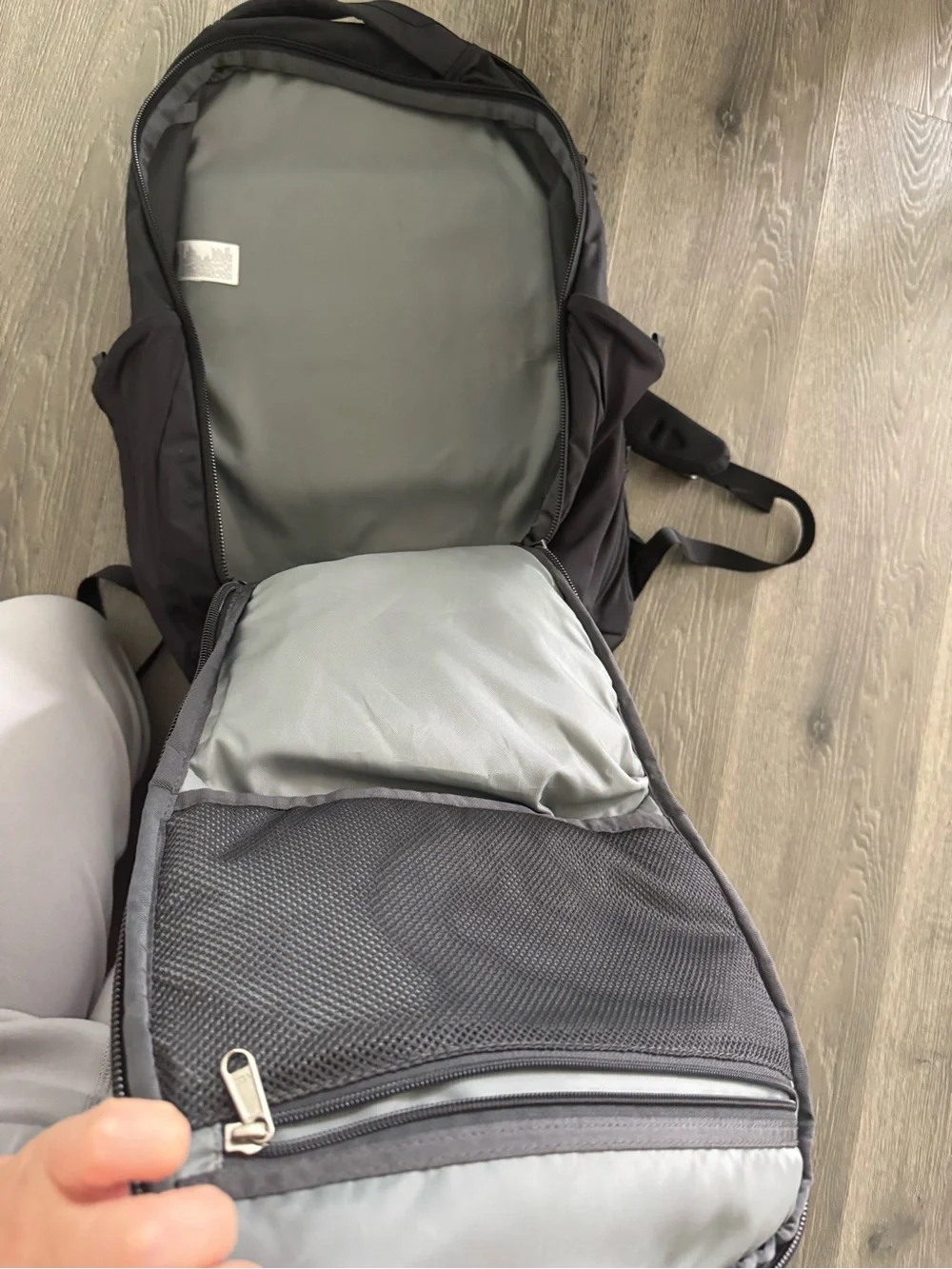 The North Face spacious black