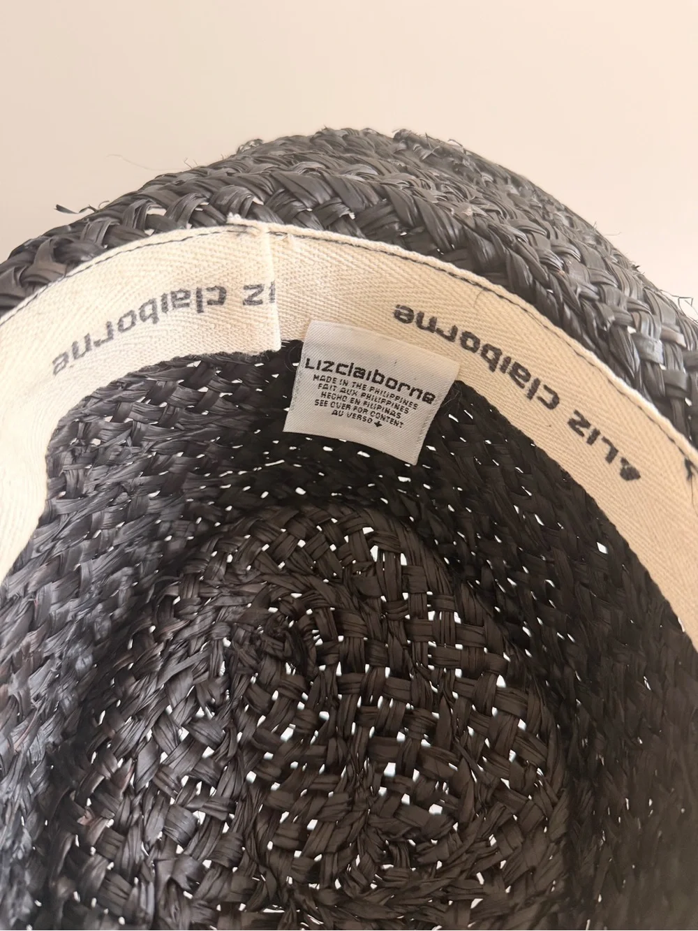 Liz Claiborne braided straw