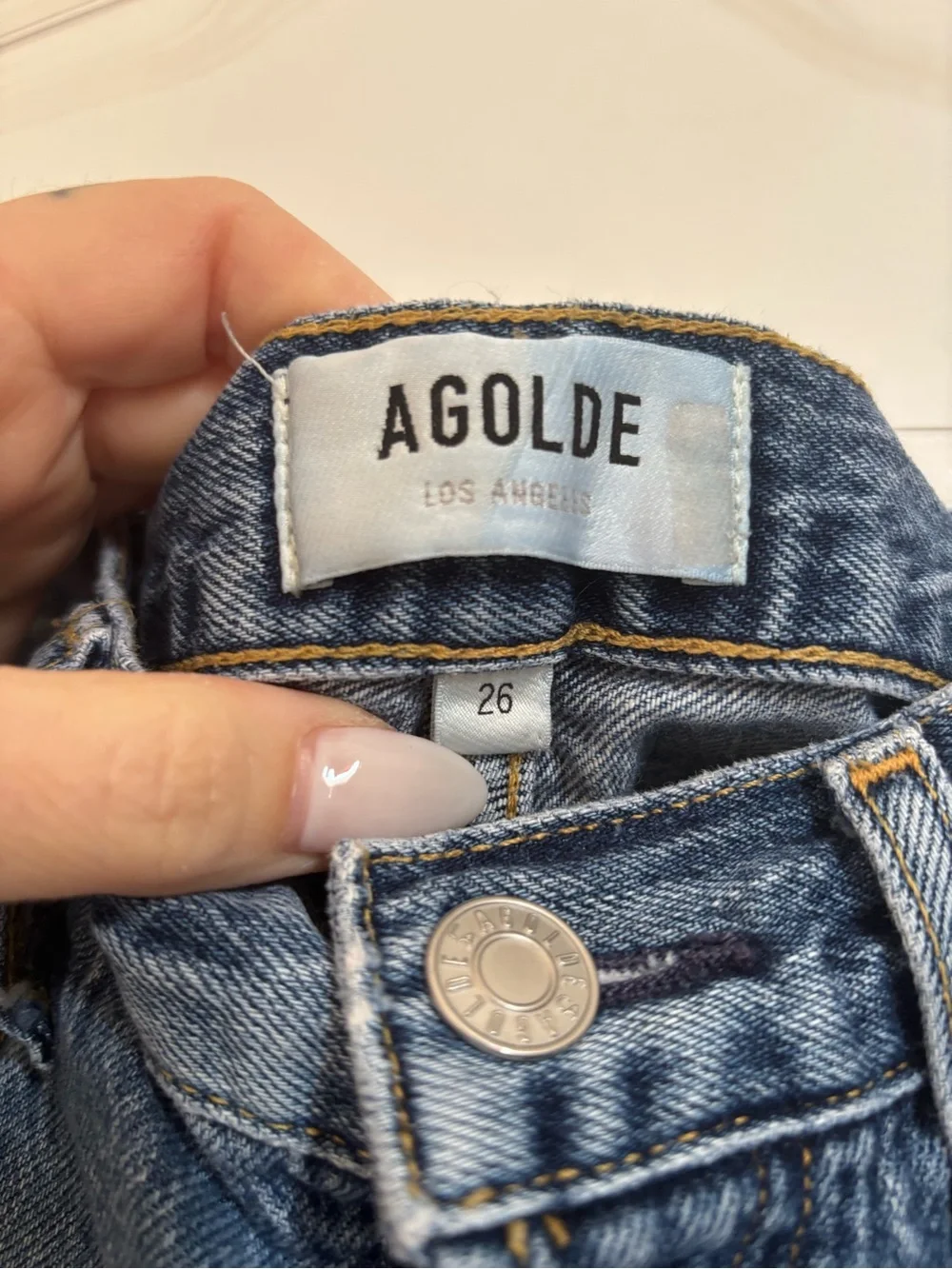 Agolde blue long
