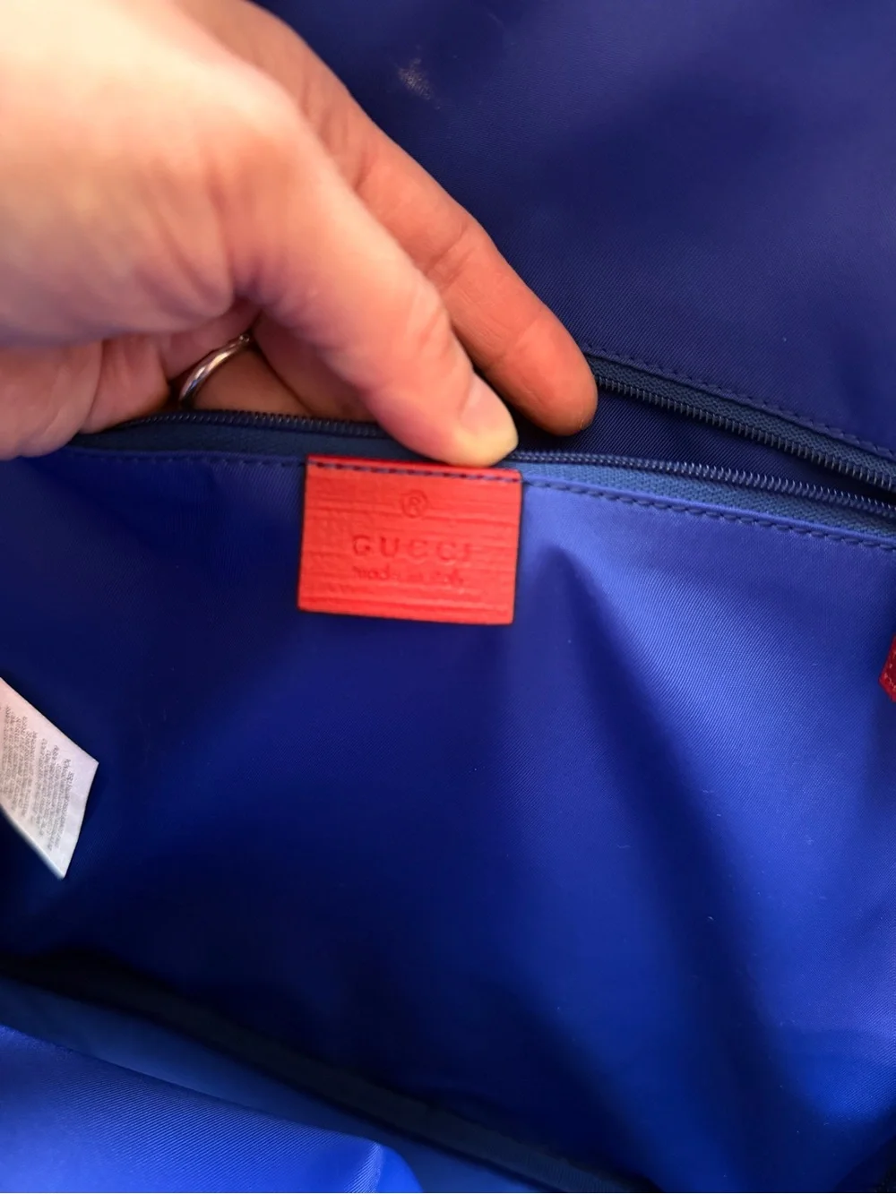 Gucci compact backpack