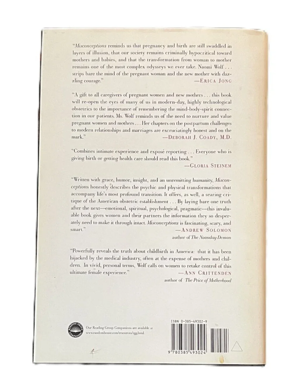 Naomi Wolf misconceptions truth
