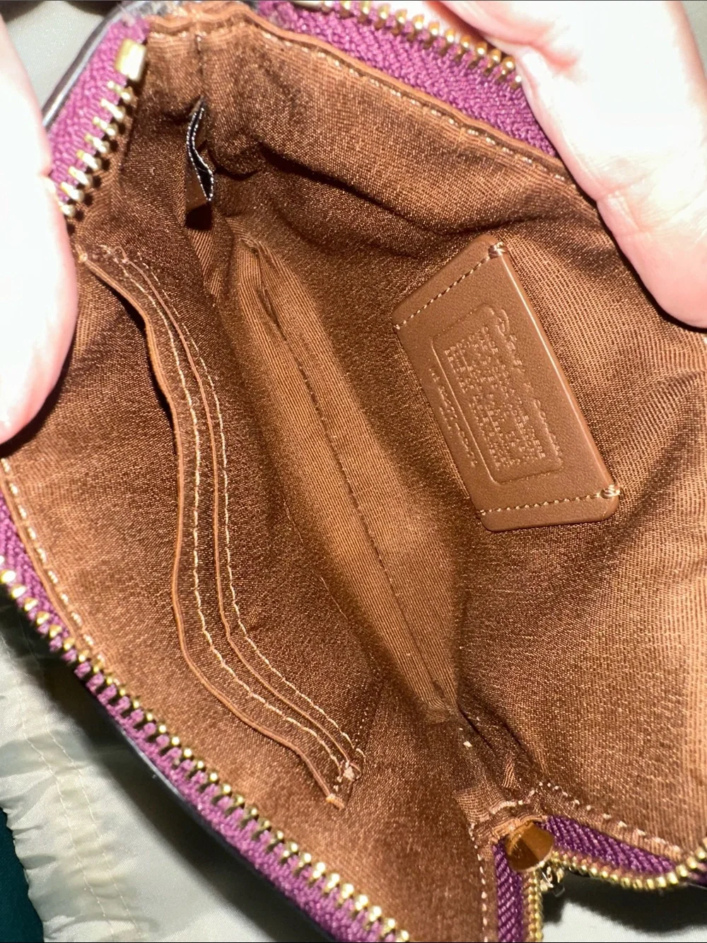 Coach wristlet signature