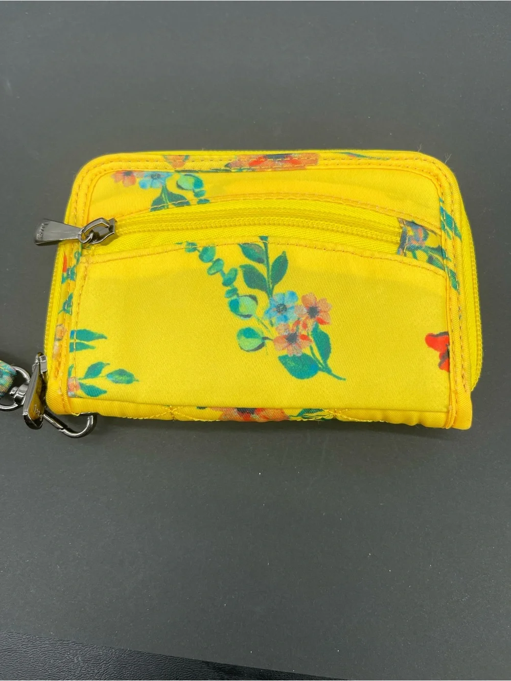 lug teal wristlet