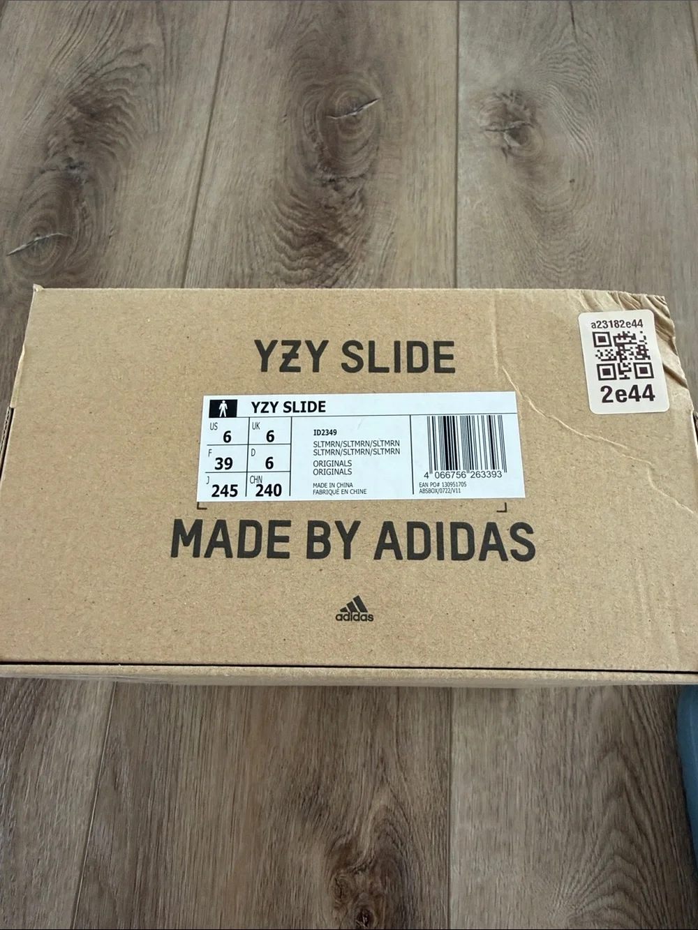 Yeezy Kids Gray Slide Sandals