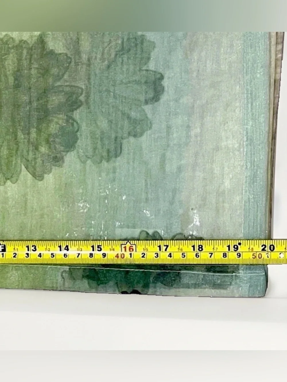 Bodrum Green Floral Sheer Fabric Table Placemats 14