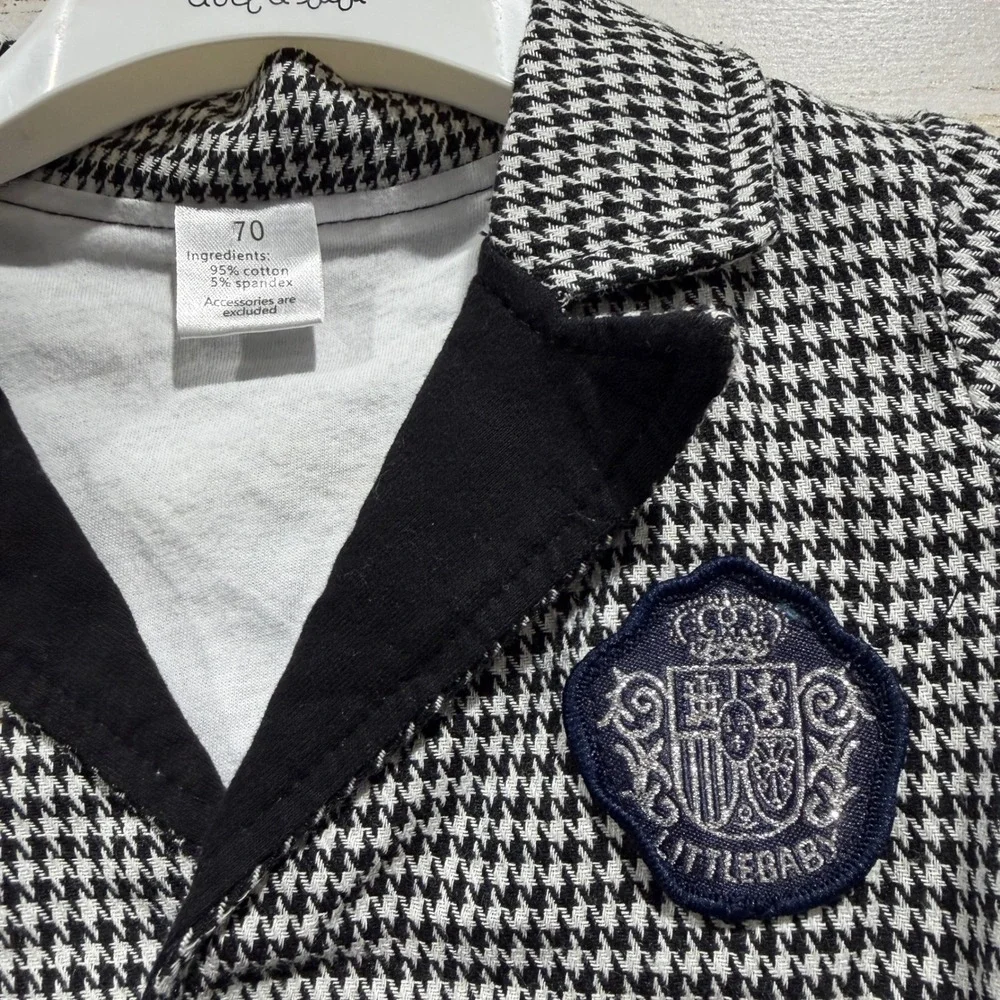 Little Baby houndstooth pattern