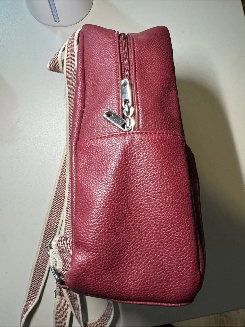 thirty-one sleek burgundy