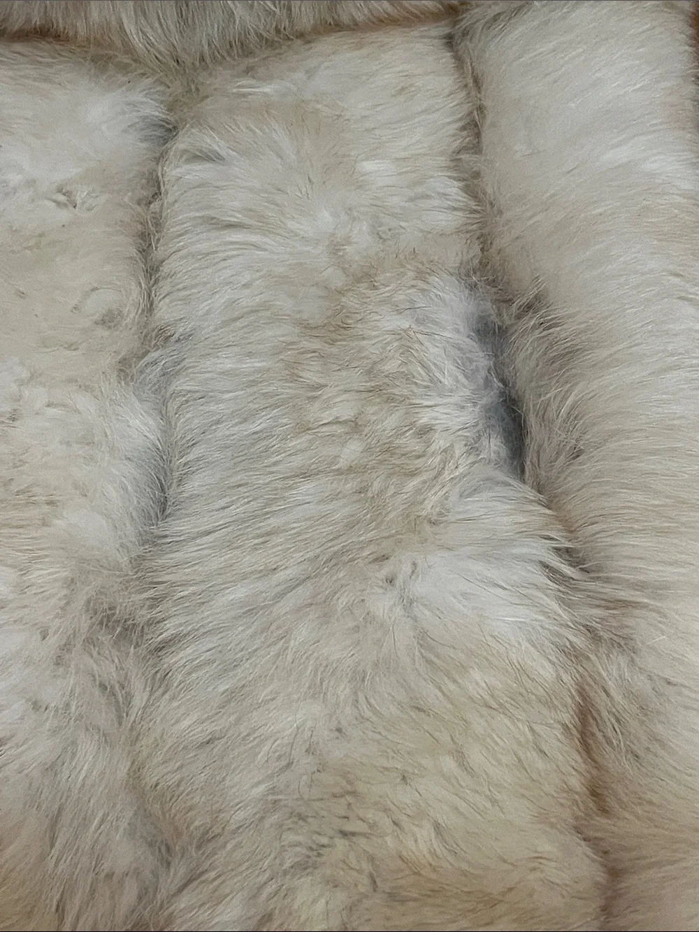 Vintage pelts sewn overall