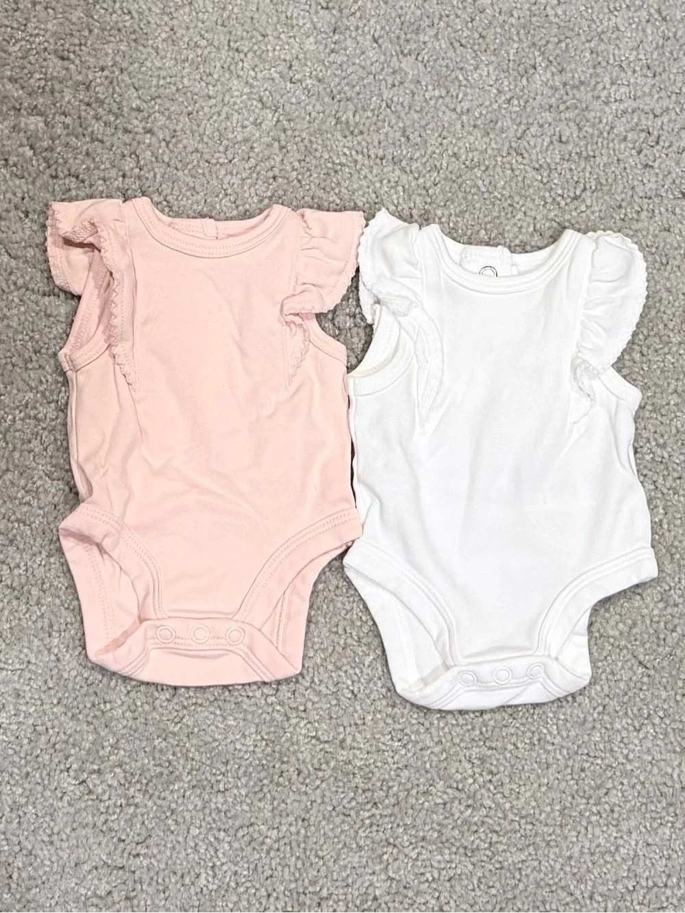 Flutter Sleeve Tank Top Onesies