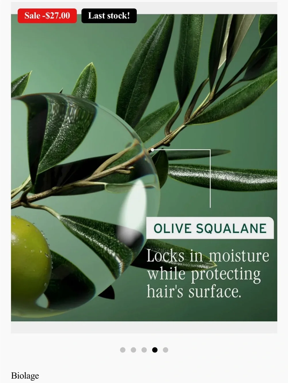 Biolage color last