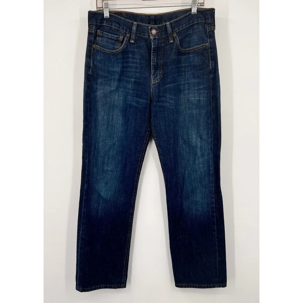 Levis‎ 514 Mens Athletic Taper Jeans Dark Wash Blue Denim W32 L29 18181-0014