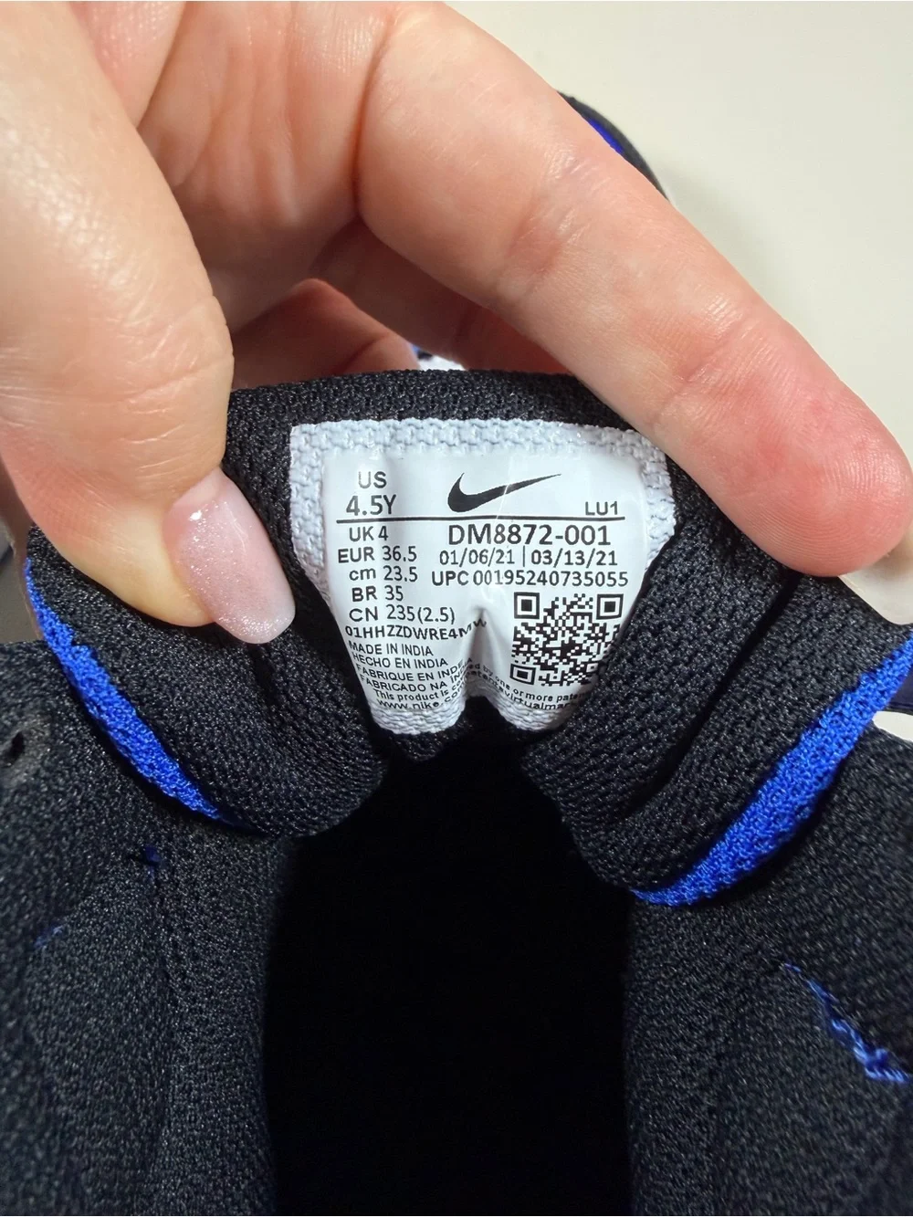 Nike youth high