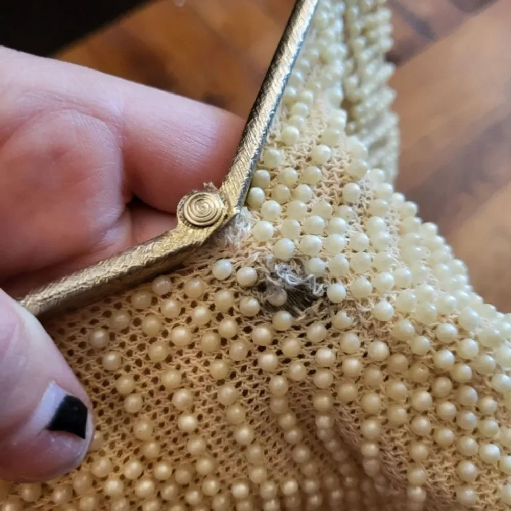 Vintage beaded pearl