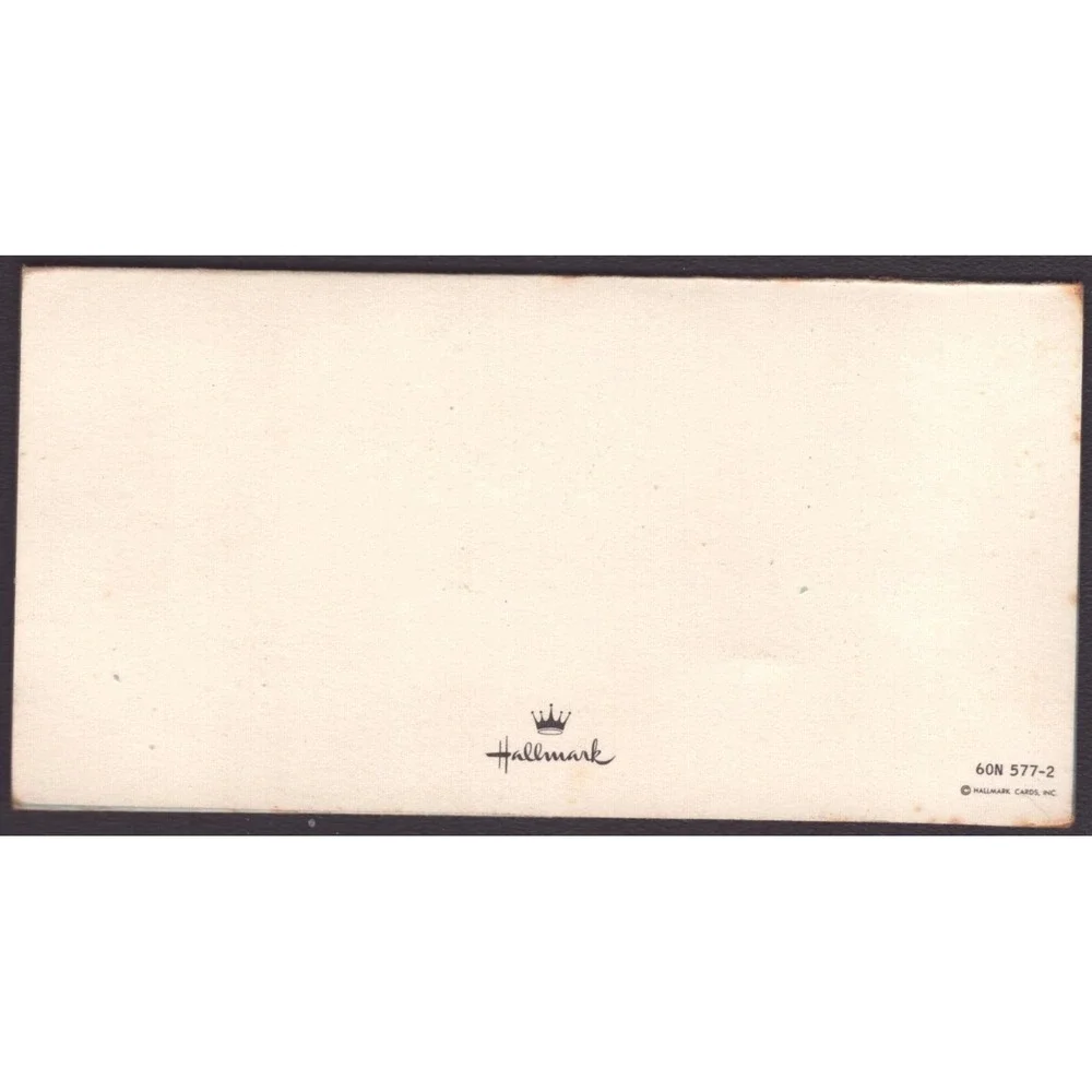 Vintage 1960s Hallmark Baby Boy Birth Announcement Card Mighty Big Wheel