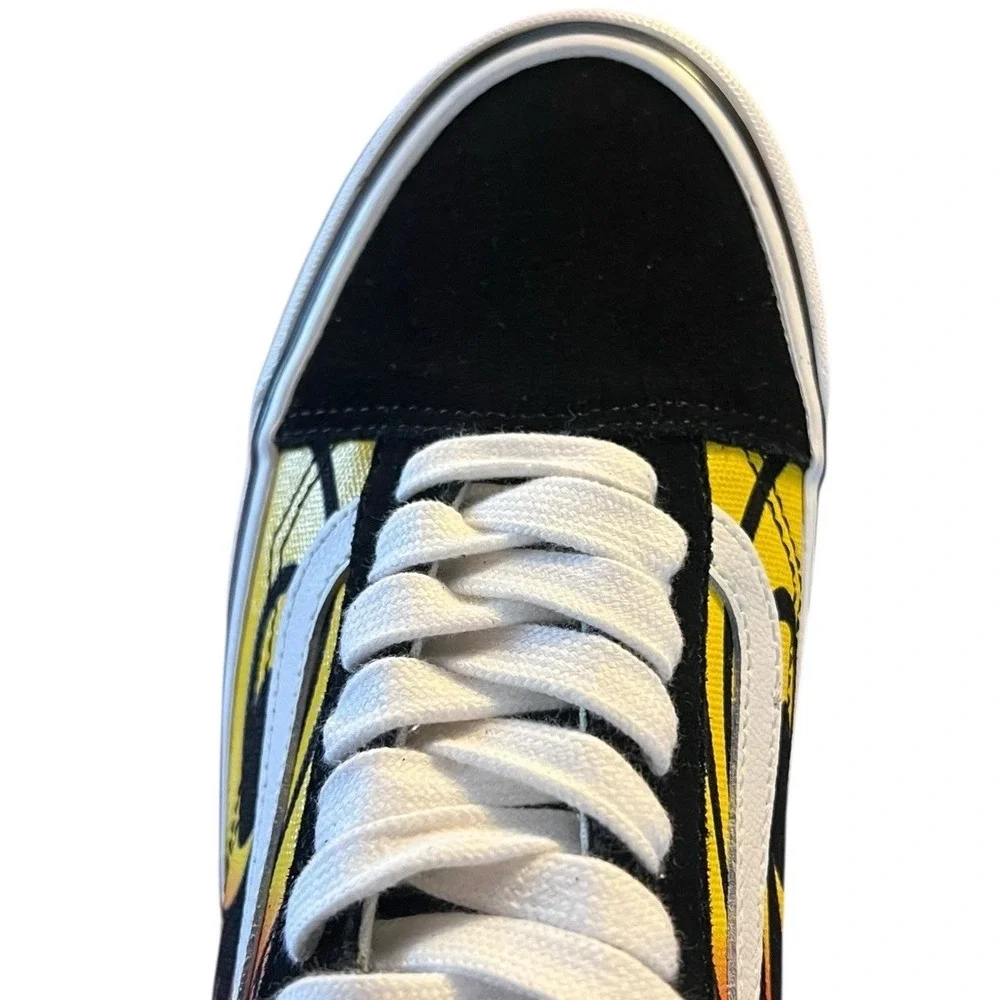 Vans Premium Flame Old Skool Y2K Skate Sneakers Black VN000D56MCG US M7/W‎ 8.5