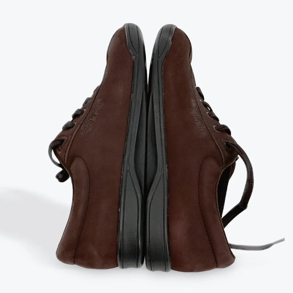 Easy‎ Spirit ESAPI Women's Brown Leather Lace Up Comfort Walking Shoes Size 9