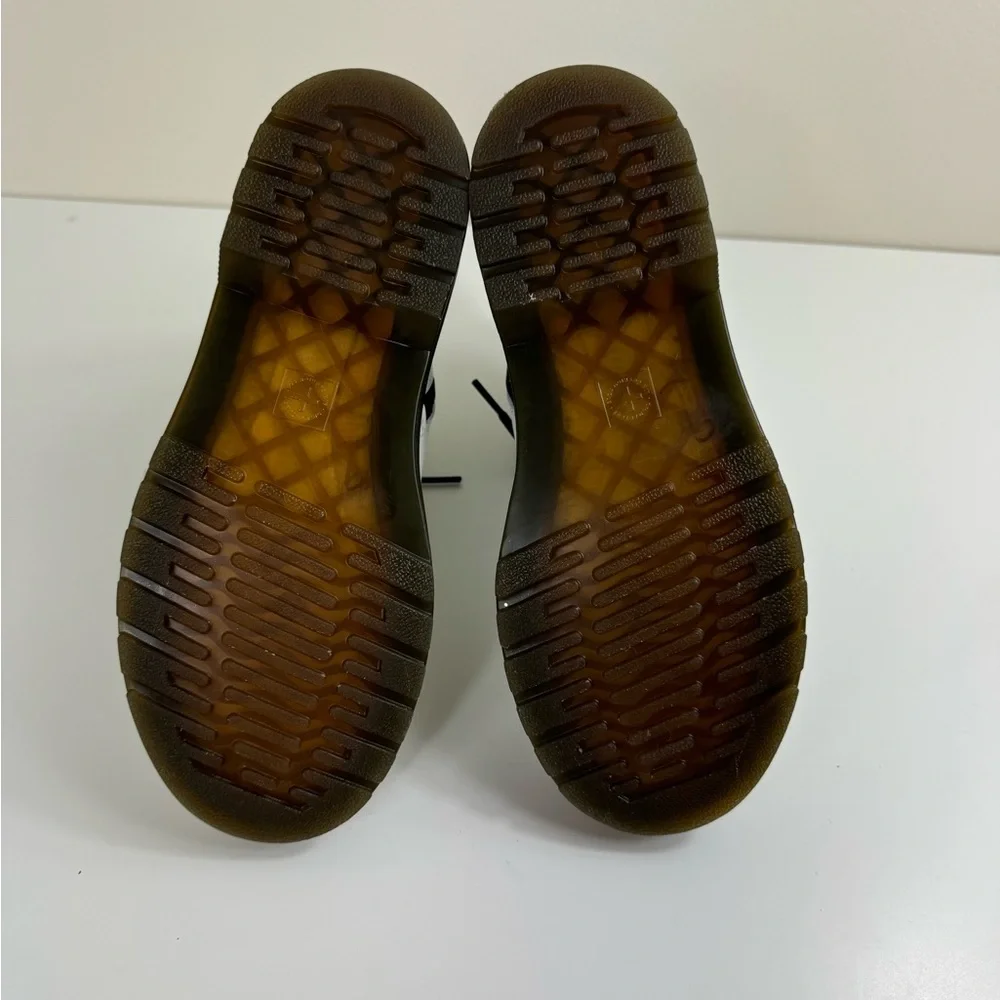 Dr. Martens White Combat Boots Zavala Youth‎ Size 5