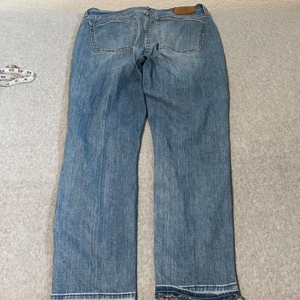 Womens J. Crew Vintage Straight Jeans Size 29 Boho Distressed High Rise Festival