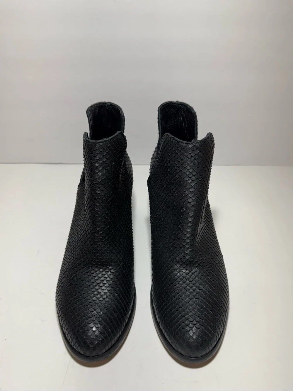 CORDANI women's barrett cobra print slip on boot in black cobra Size 38 US 7.5