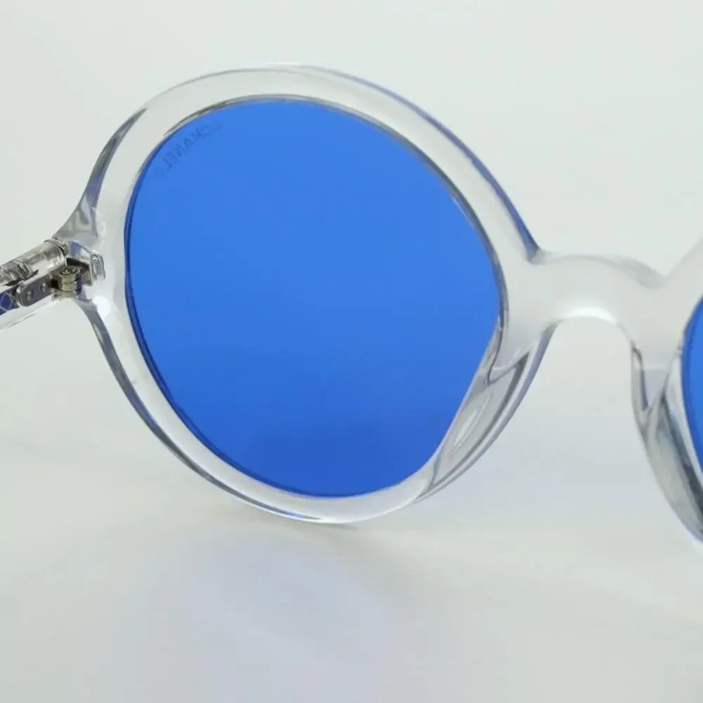 Chanel Sunglasses Clear 71287a CC White