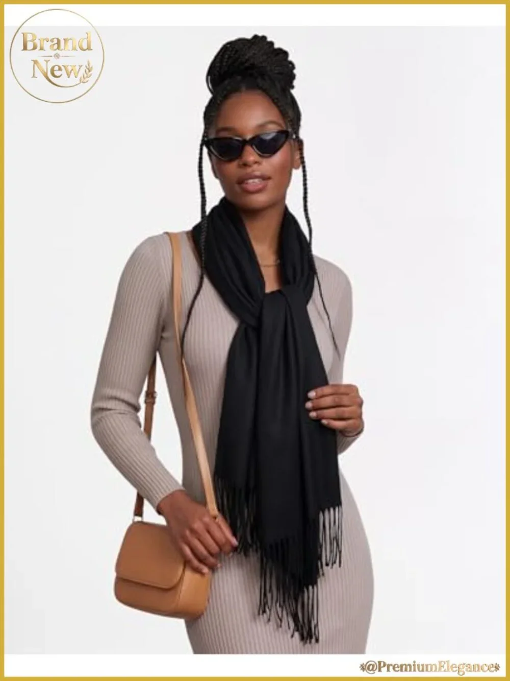 Buttery Soft Pashmina Shawl Wrap Wedding Bridal Evening Scarf Fringe