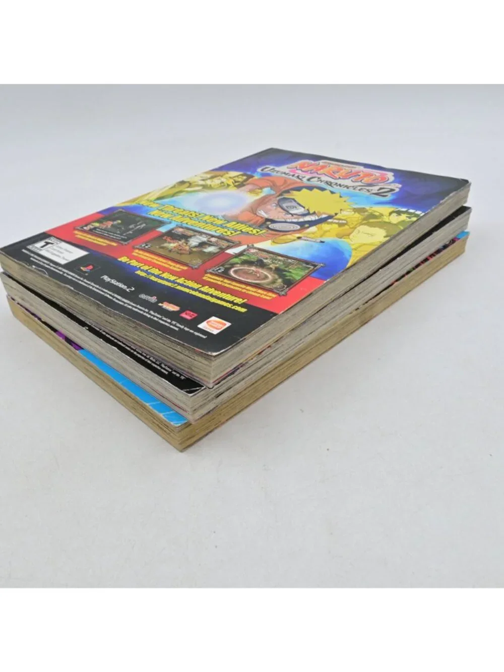 Shonen Jump Anime Manga Comic Book Lot of 3 Naruto Dragon Ball Z Bleach No Card