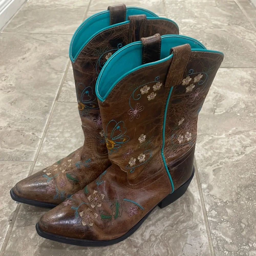 SMOKY MOUNTAIN GIRLs FLORENCE Boots 3861Y‎ Sz 5.5