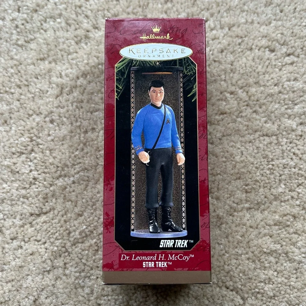 Star Trek Dr. Leonard H. Bones McCoy Hallmark Keepsake Ornament - VGUC - 1997