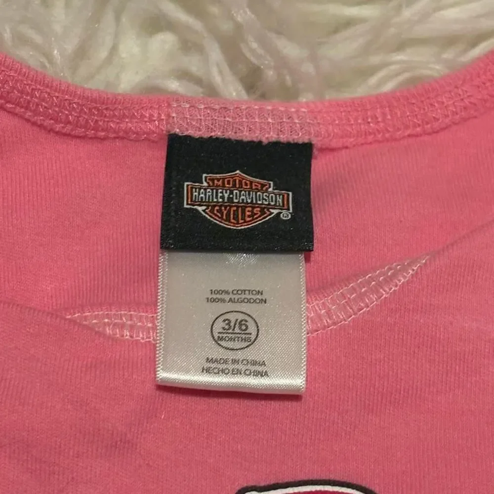 Harley Davidson Pink Romper 3-6 Months