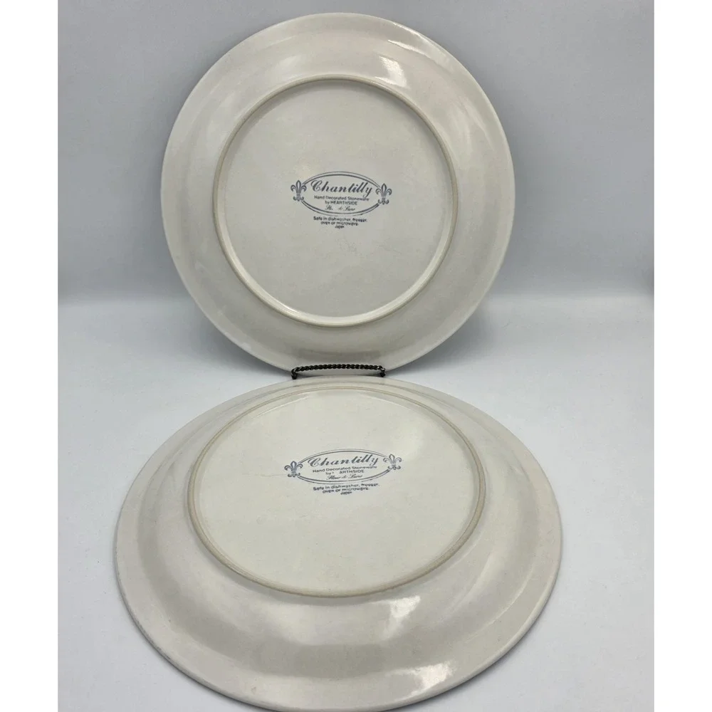 2 CHANTILLY Stoneware By Hearthside 10 3/4