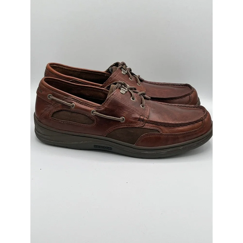 Sebago leather boat