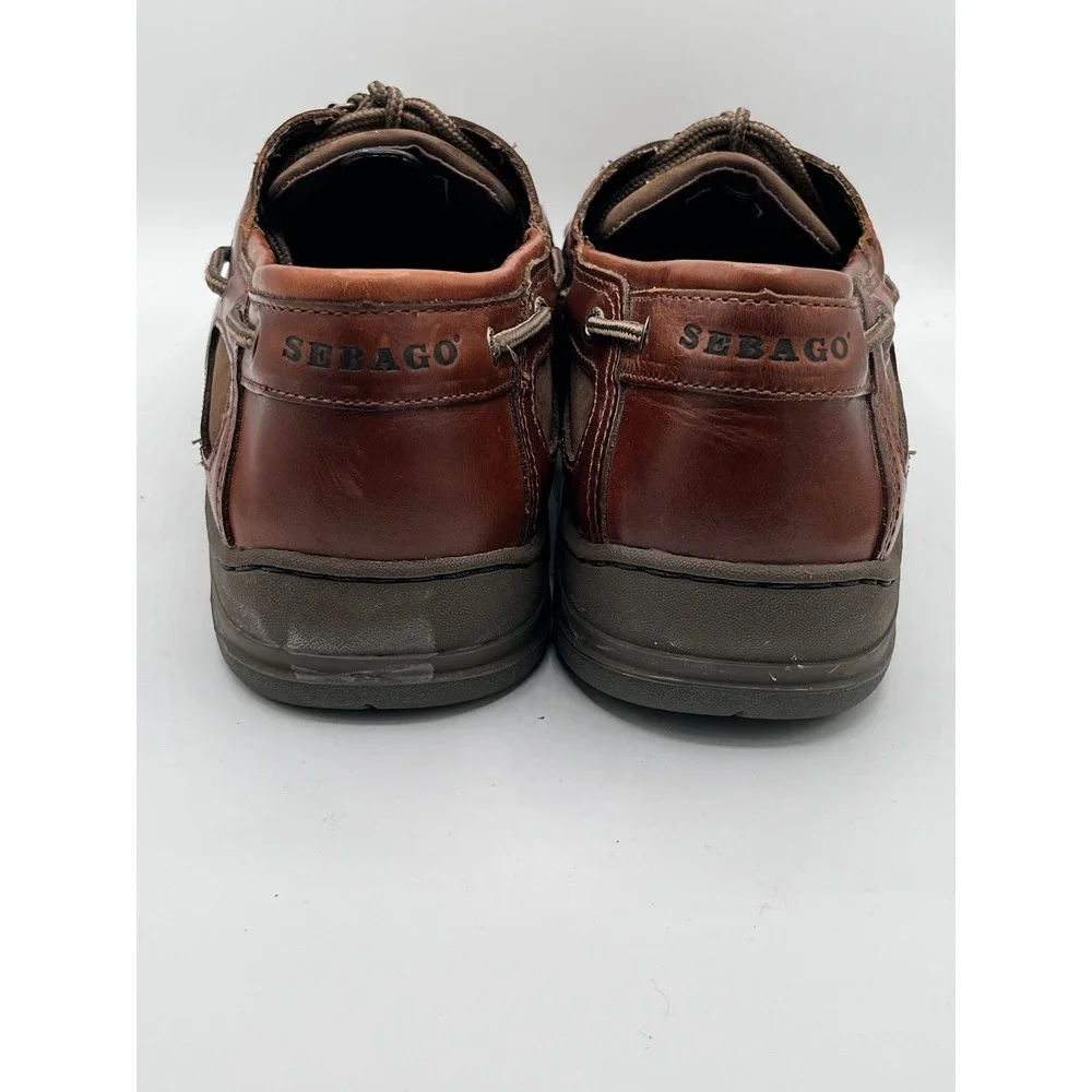 Sebago leather boat