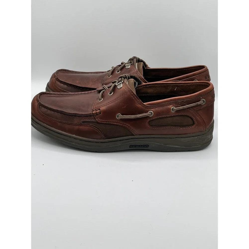 Sebago leather boat