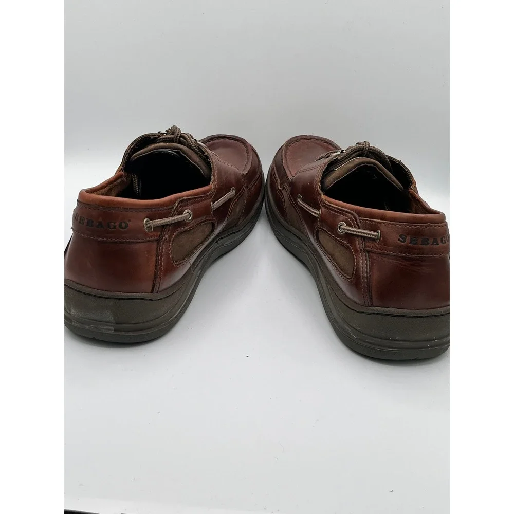 Sebago leather boat
