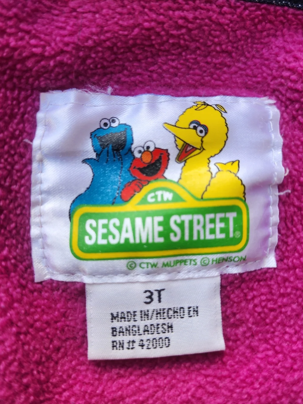 Sesame Street denim cozy bright