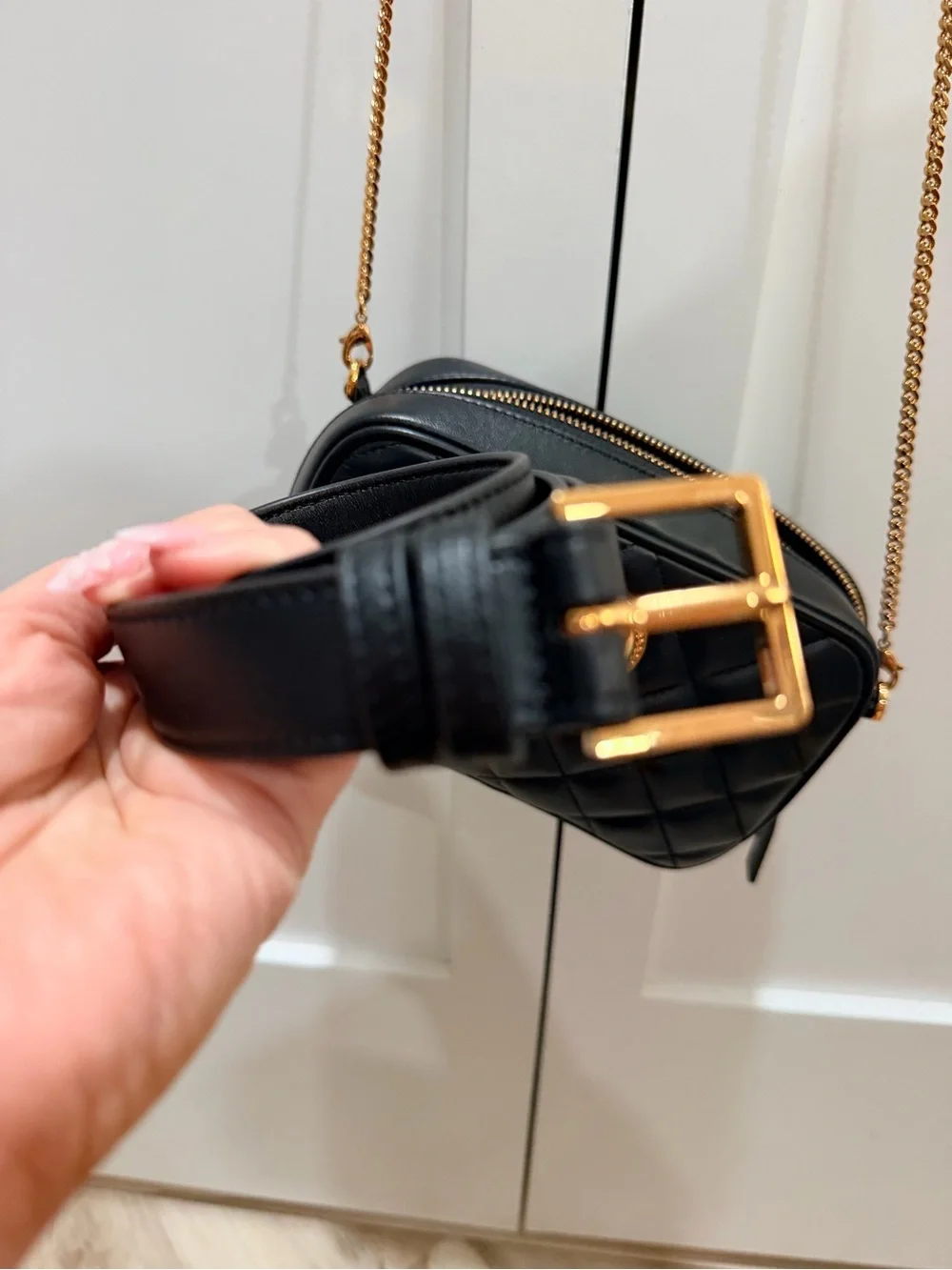 Gucci Ophidia Red Suede Small Belt Bag 85/34 + Gucci Dust Bag