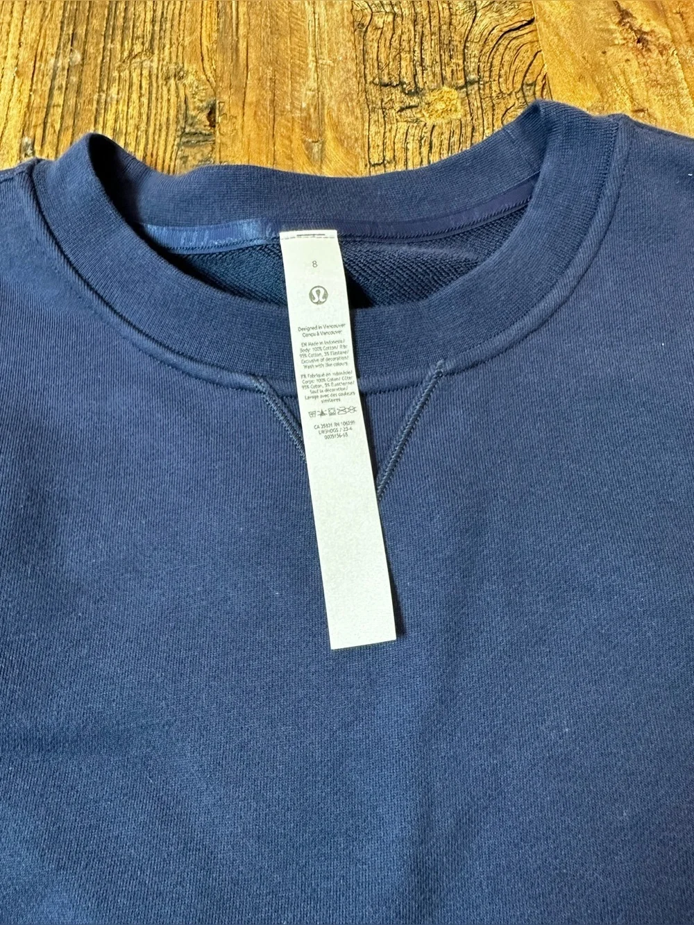Classic Navy Crewneck Sweatshirt - Men