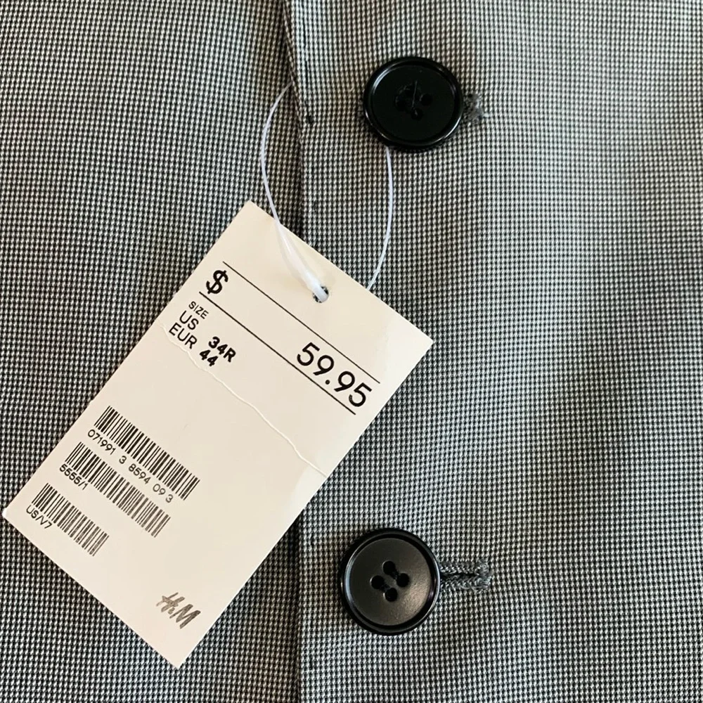 H&M houndstooth single