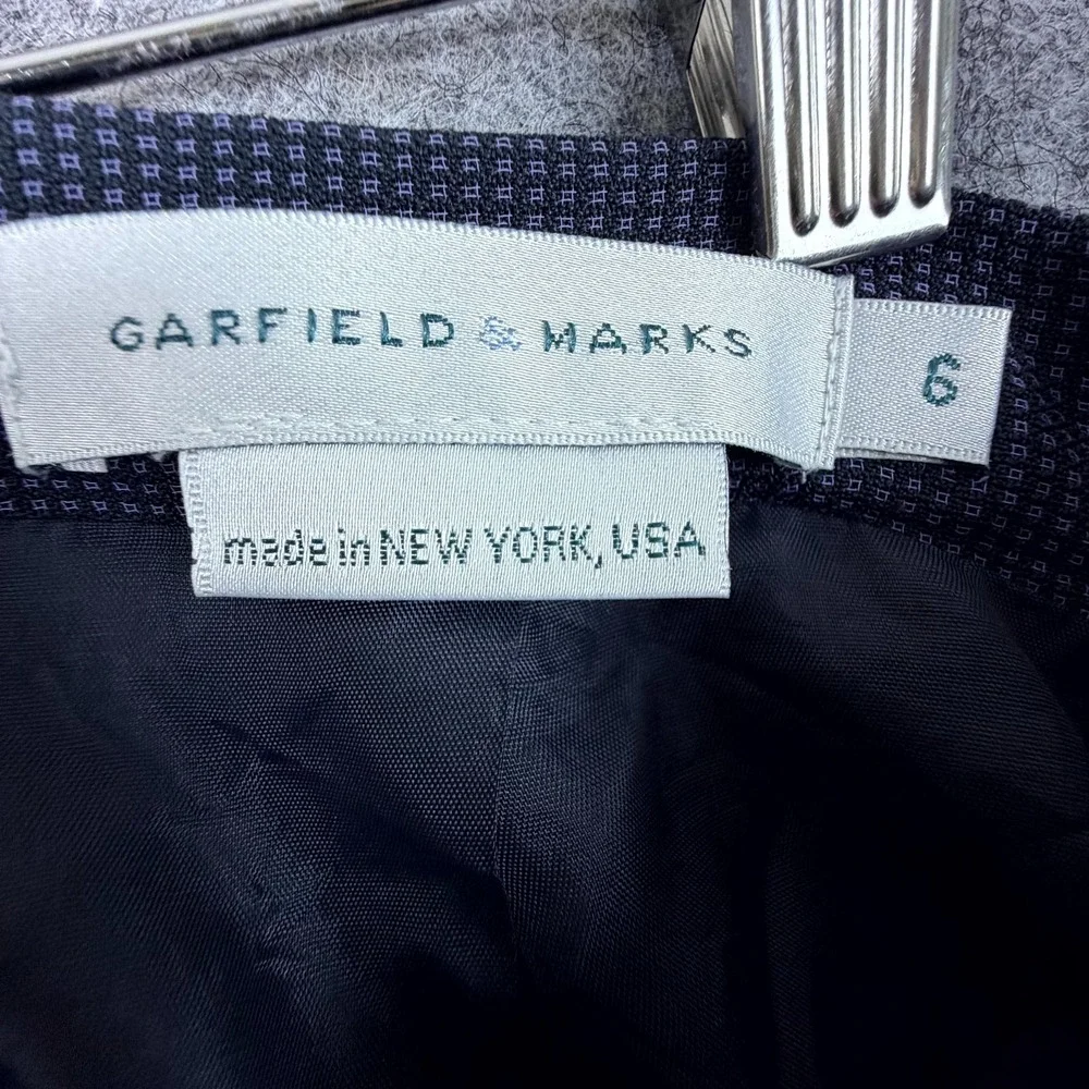 Vintage Garfield &‎ Marks Skirt Womens 6 Blue Office Chic Pencil Classic Capsule