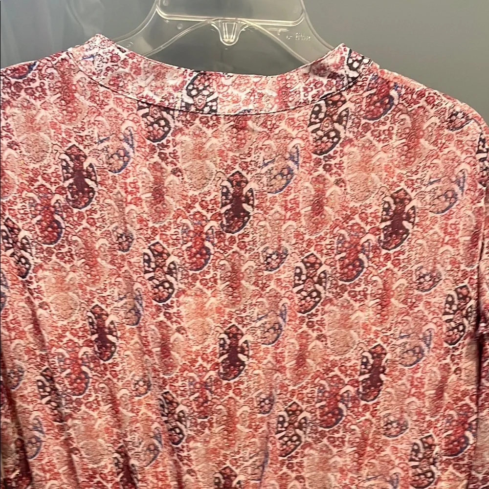 Aqua pink lined