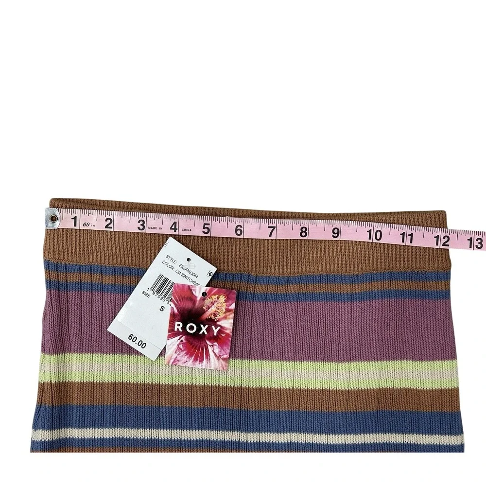 Womens Roxy‎ Multicolored Knitted Style Long Skirt (Size S)